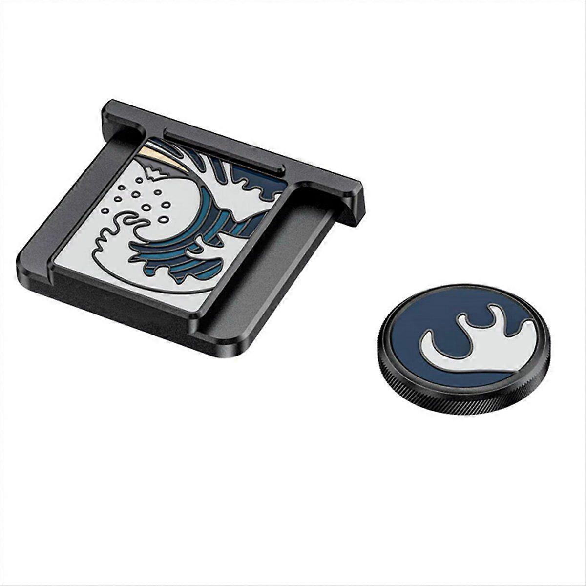 Hot Shoe Cover Shutter Button Cap Set for X100V/X100VI Camera Cold Shoe Protector Decorative Access