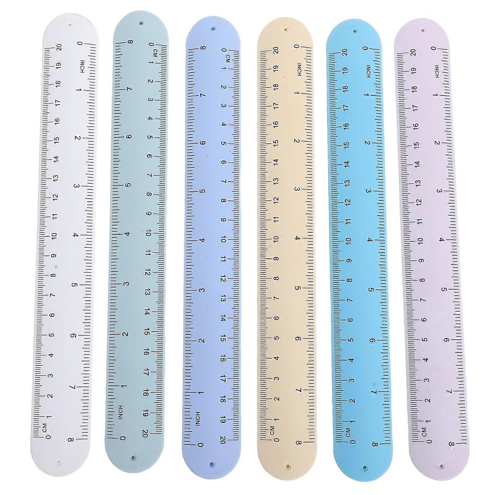 6pcs Memo Slap Bracelets Reusable Silicone Wrist Notepad To Do List Wristband Waterproof Decoration for Daily Tasks Planners Reminders