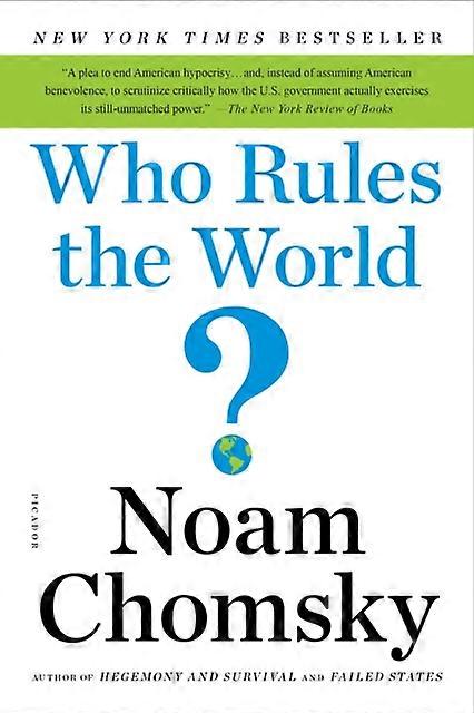 Who Rules The World by Noam Chomsky Paperback Book