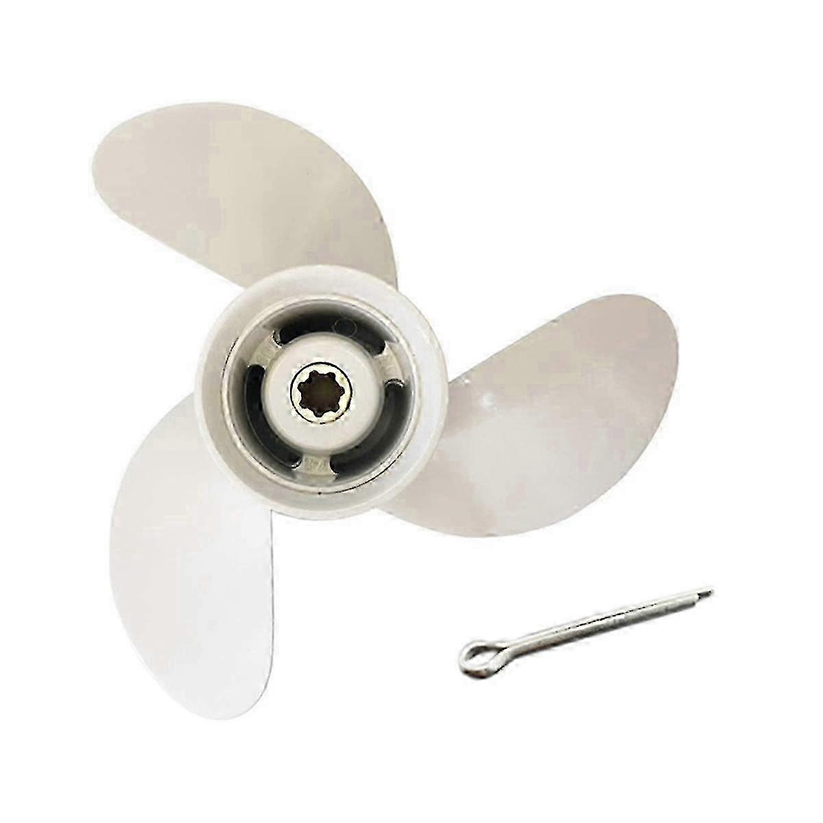Outboard Propeller for 6Hp 8.5 X 7.5 Boat Motor Marine Engine Part 7 Spline