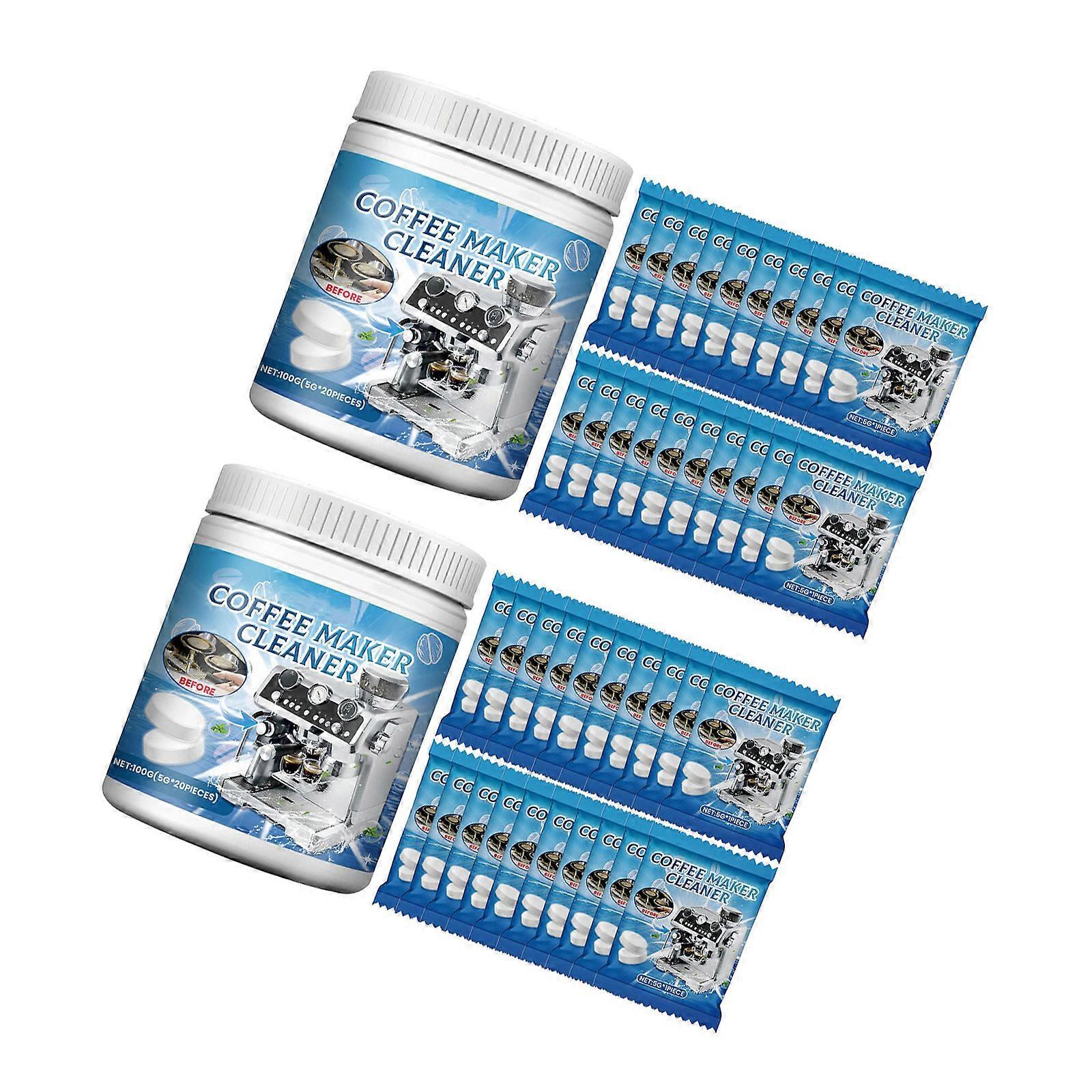 Coffee Machine Cleanings Tablets Remove Deposit and Stains, Descaling Agent for Coffee Machine Multicolor