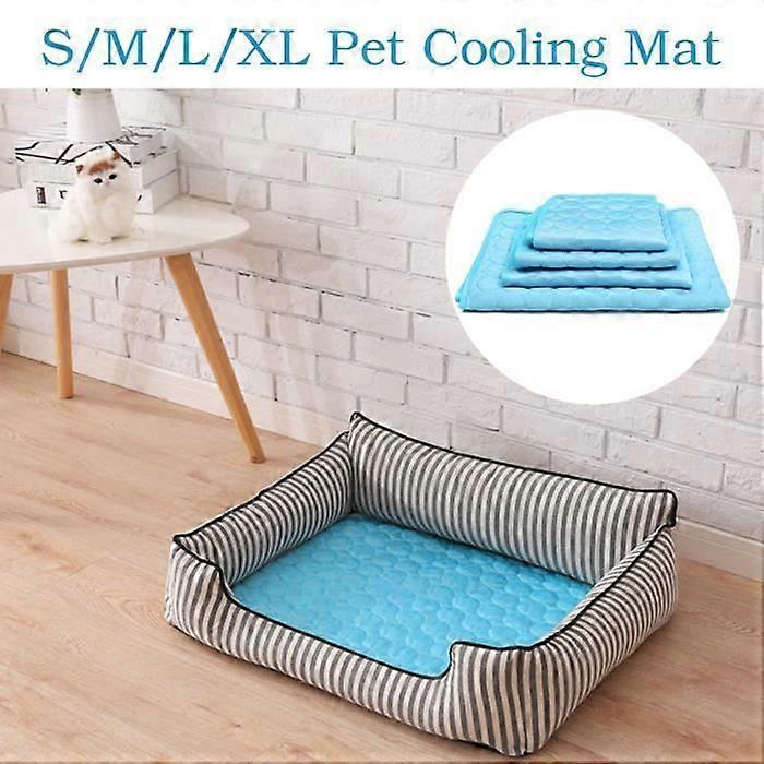 Cooling Mat - TEMPSA - 50X40CM - Blue - Rectangular - Comfortable for Animals