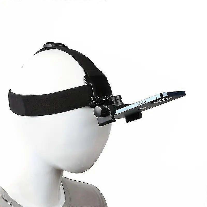 Adjustable Head-mounted Mobile Phone Holder, First Person Perspective Shooting Fixed Bracket, Head-mounted Fixed Bracket is Suitable for Fil