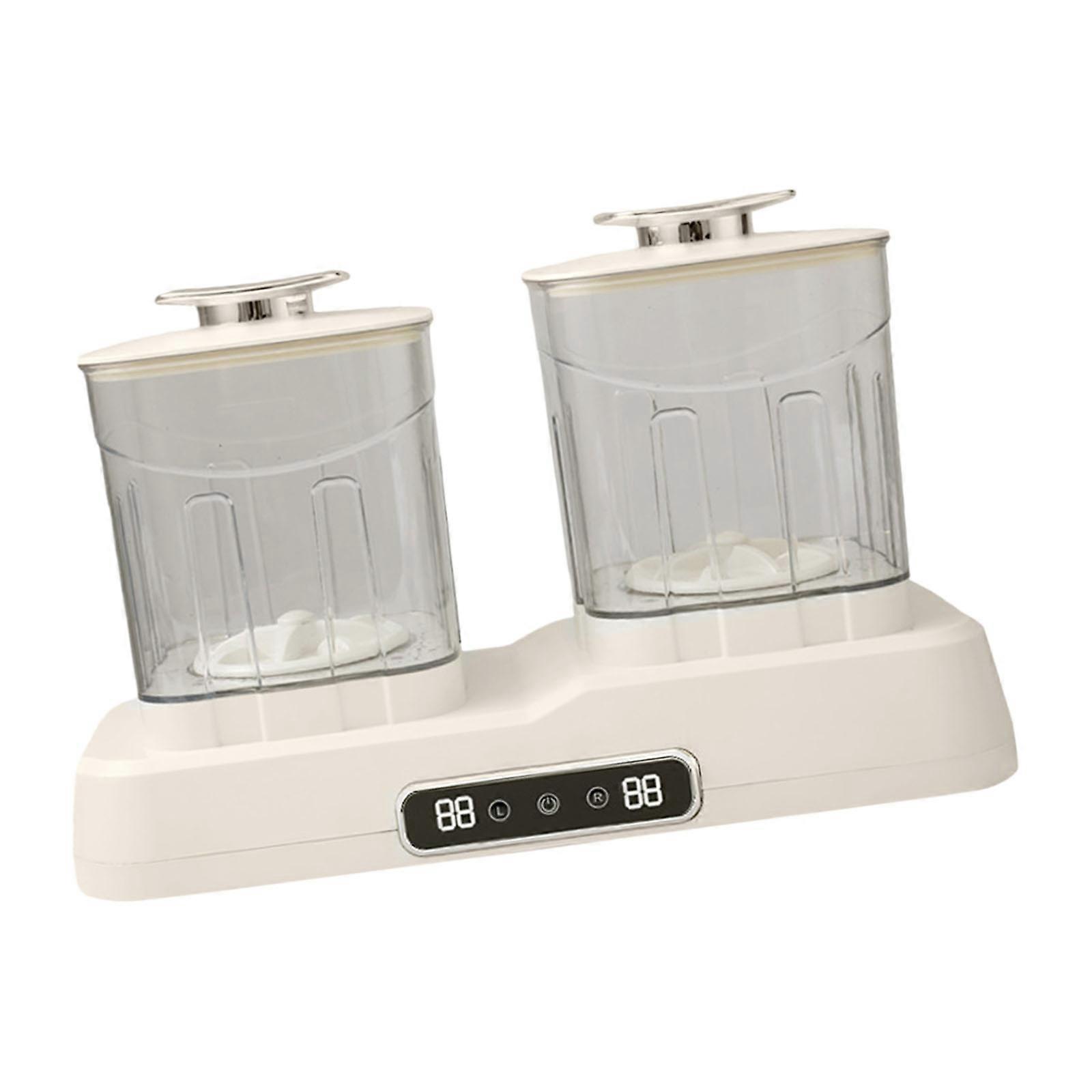 Compact Washer Energy Saving Portable 2L Twin Chamber Washing Machine Portable Underwear Panties Washer for Small Spaces Multicolor