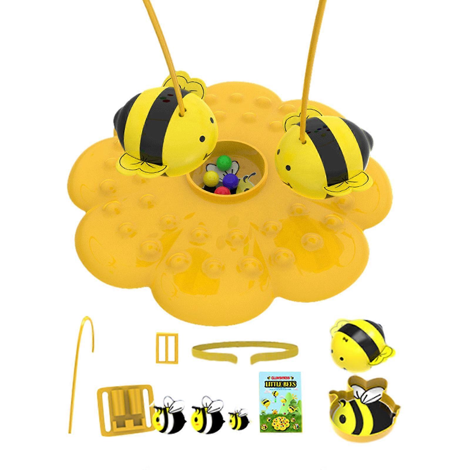 Funny Table Game Fishing Toy Honeybee Board Game Chicken Competitive Game Set  Board Family Gathering Activity Multicolor