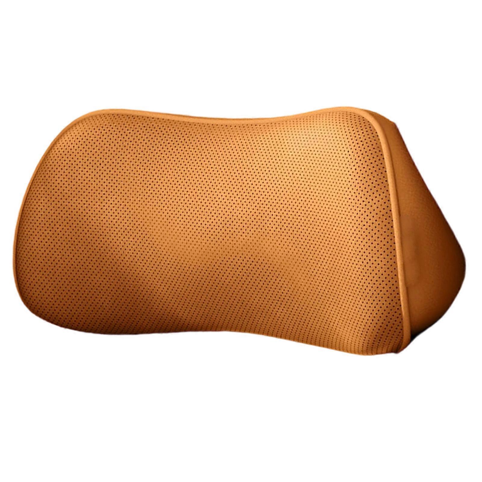 Memory Foam Lumbar Support Breathable Universal Car Back Support Seat Cushion Ergonomic Pillow for Driving Multiple Color Multicolor