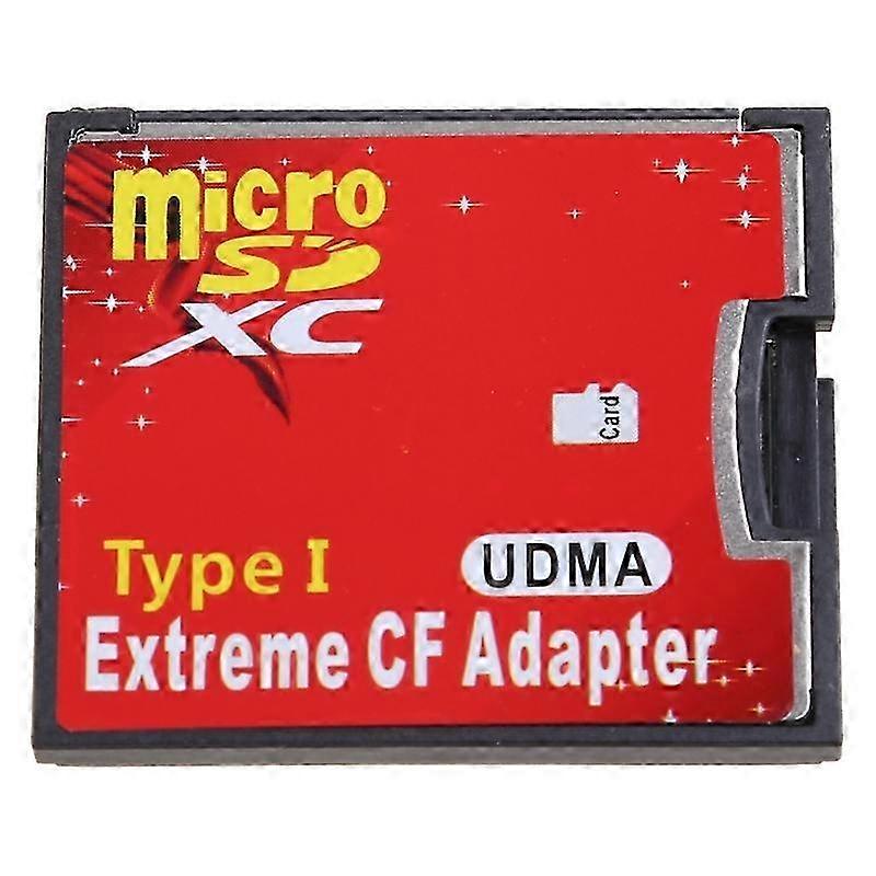 25-26 Dual Micro SD SDHC SDXC TF to CF Card Adapter Reader UDMA MicroSD to CF