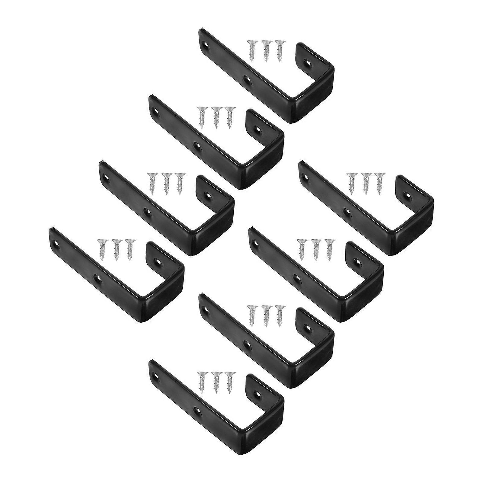 Double Layer Bed Ladder Hooks Heavy Duty for 8Pcs J Shaped Iron Bunk Bed Brackets