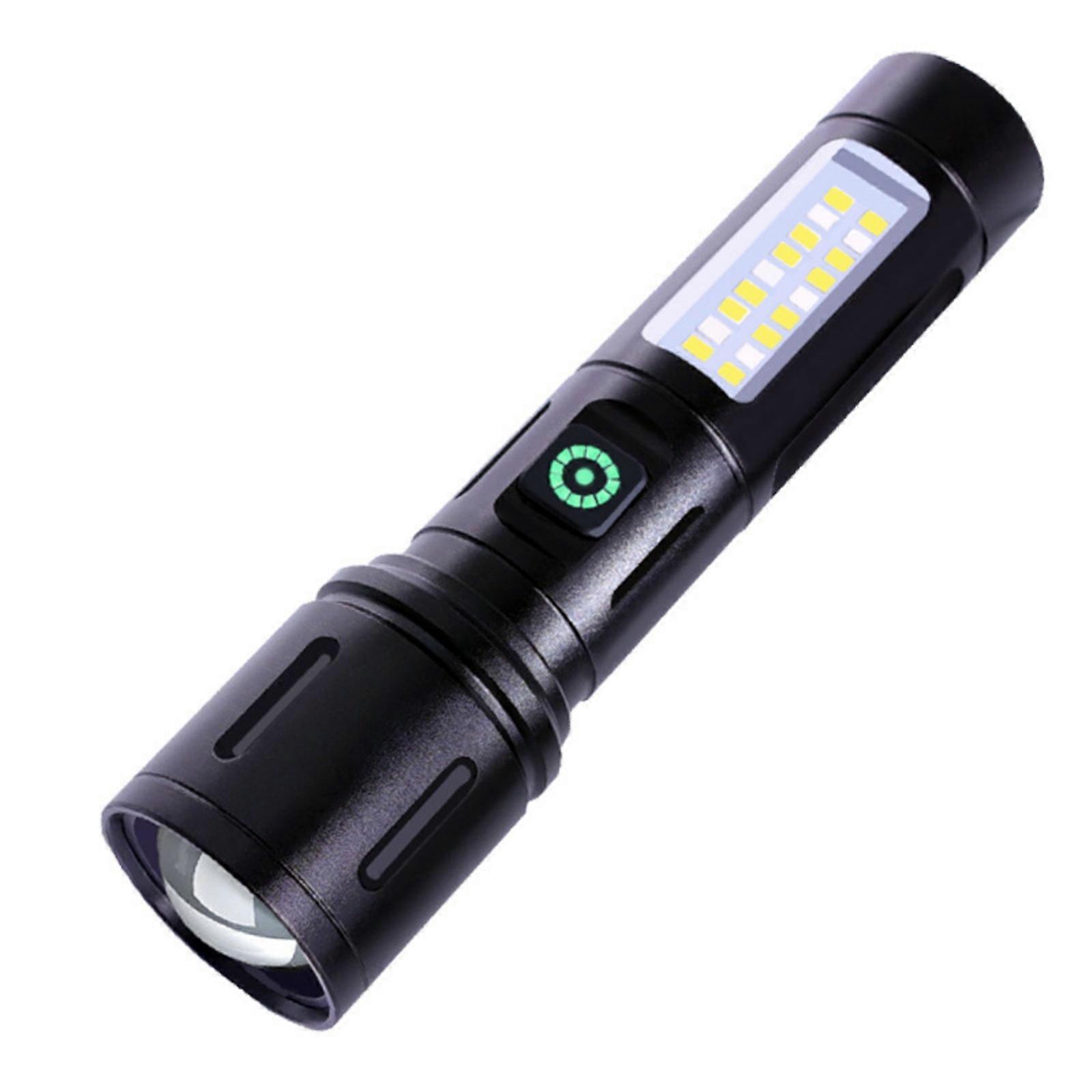 Small Rechargeable Lighting Device Highlighting Bright Streak and Light 5000mAH Battery Usb CREATE Charging Strong Metal Frame for Outdoor and Home