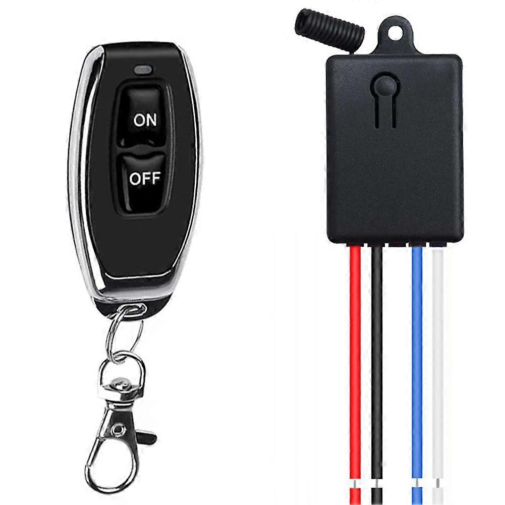 433MHz RF Wireless Relay Switch, DC 5-60V 10A Remote Control Transmitter Receiver for Smart Home Automation