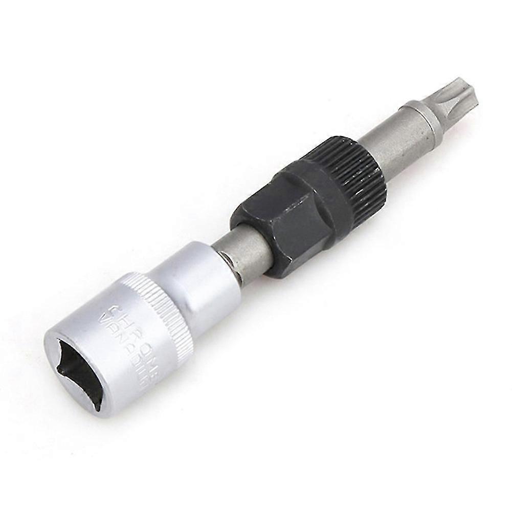 T50 Alternator Pulley Socket Bit With 33 Teeth Tool Alternator Pulley Center Bolt Remover Socket