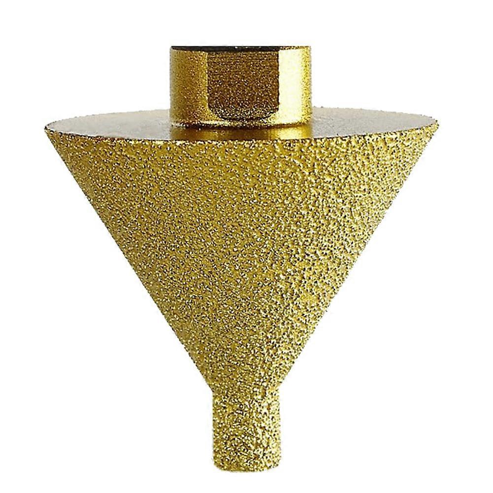 Diamond Beveling Chamfer Bit for Angle Grinders, 5/8In 11 Thread Countersink Drill Bits, Diamond Cone Tile Bit Large