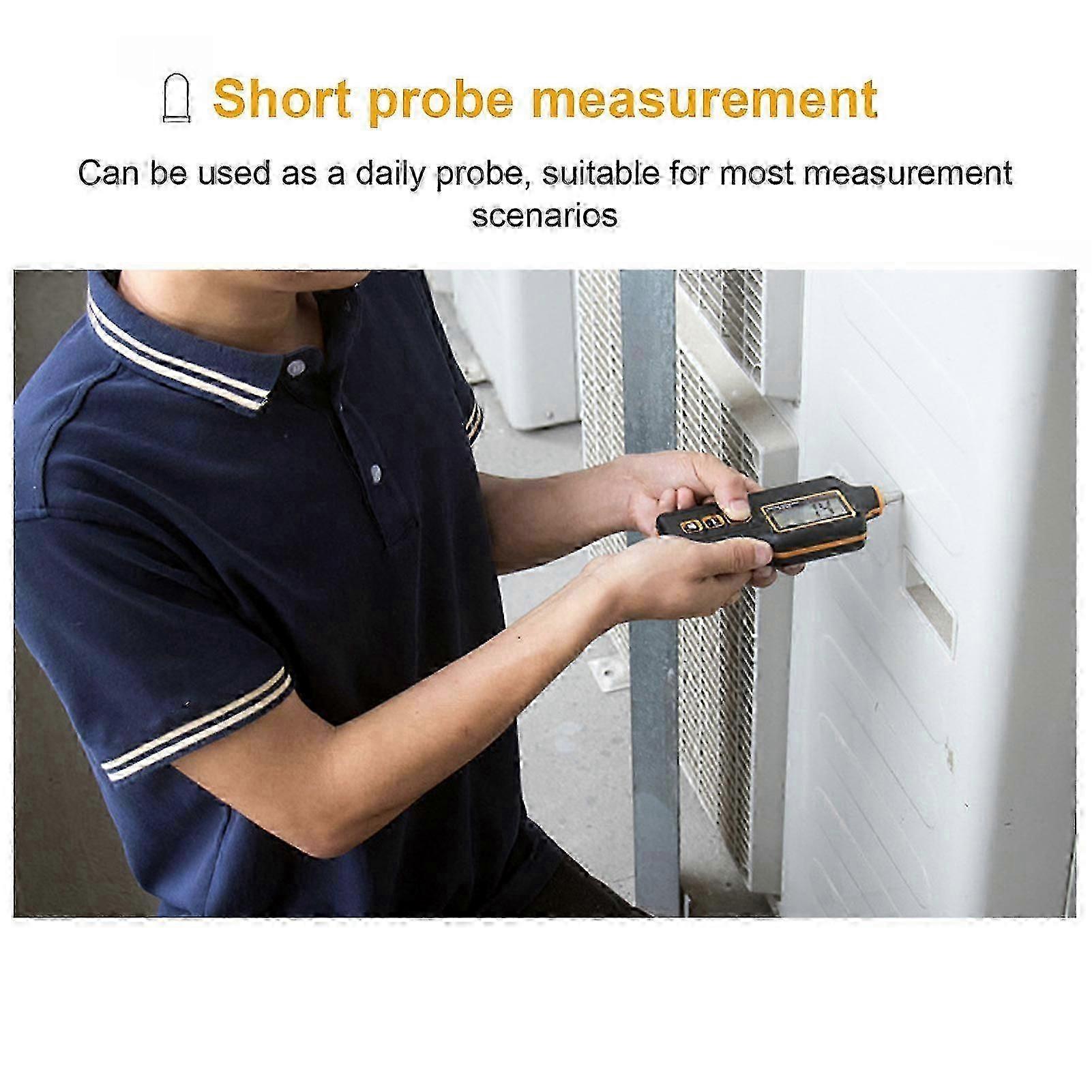 Digital Vibration Meter - Acceleration Velocity Displacement Handheld Vibrometer Long Probe