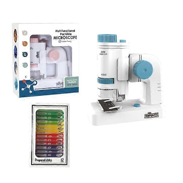 Kids Microscope STEM Learning Tool with Easy Focus for Outdoor Exploration and Educational Fun