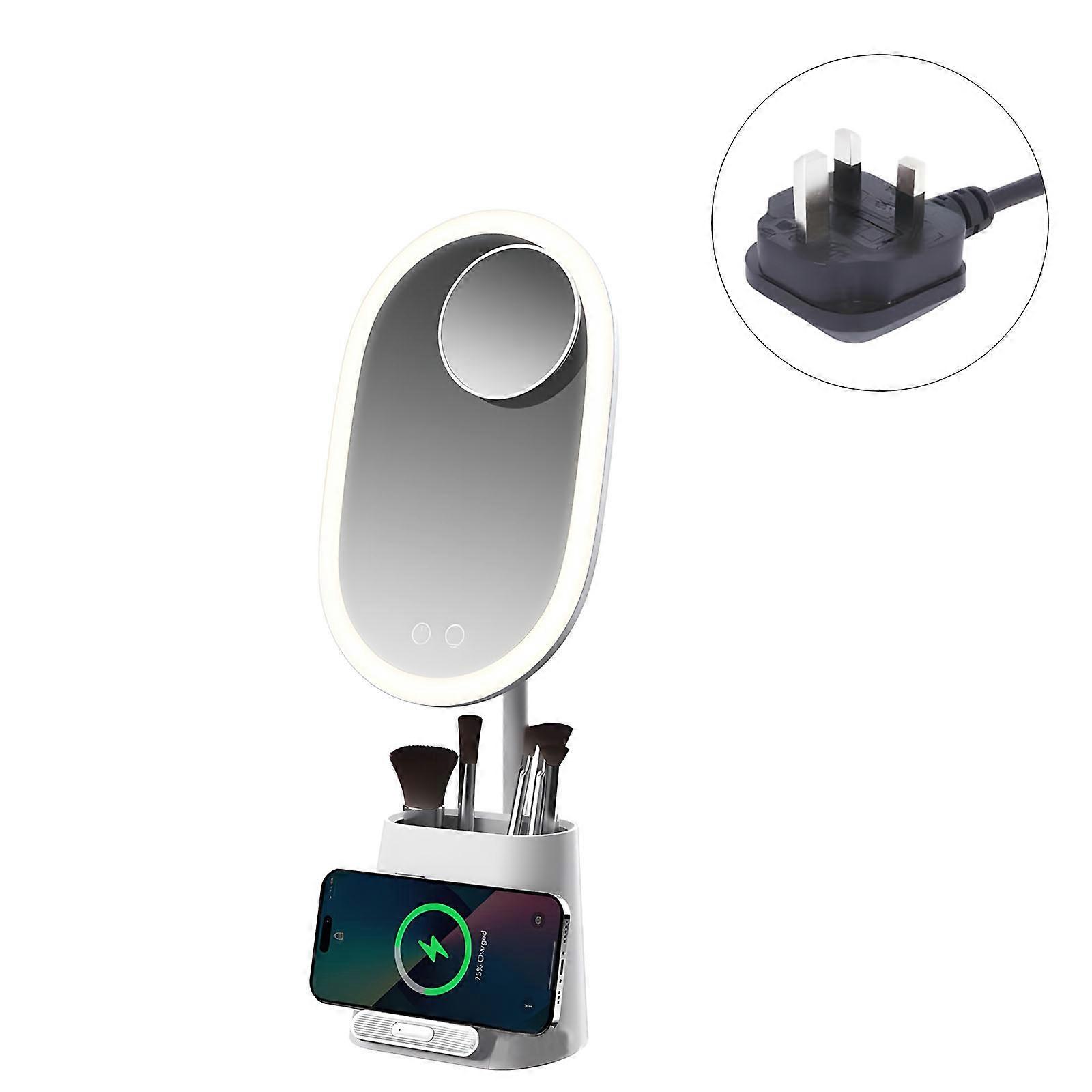 Brightened Conceit Glass With Radio Phone Device Modifiable Brightness UK Desktop Planner 220V Multicolor