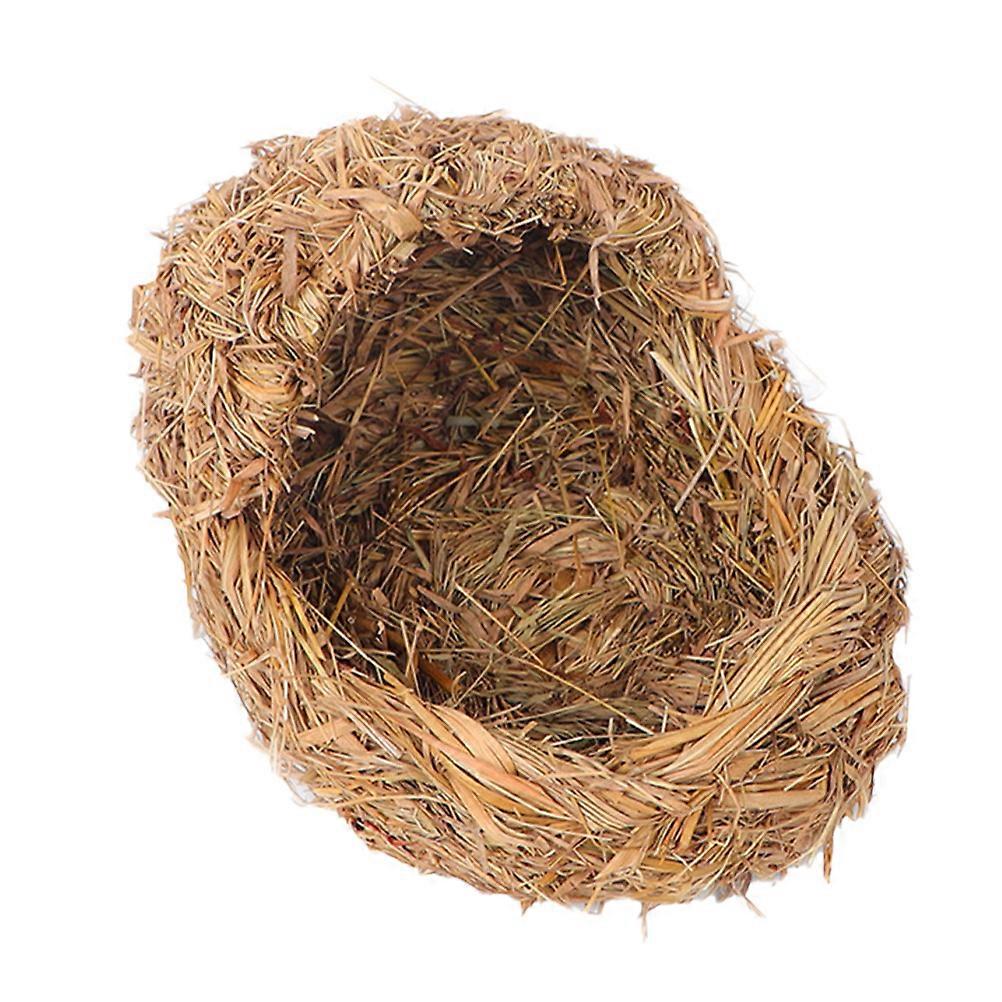 Weaving Nest Decorative Cat House for Storage Use 1Pcs Light Yellow