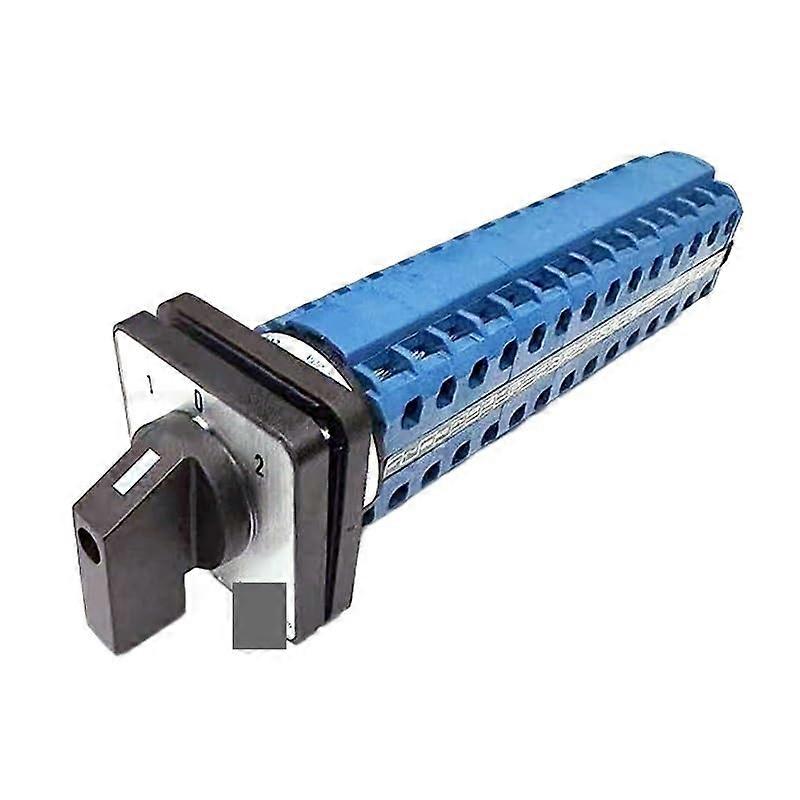 Rotary Changeover Switch 20A 3 Position 56 Terminals 14 Gears Cam Selector 48x48mm
