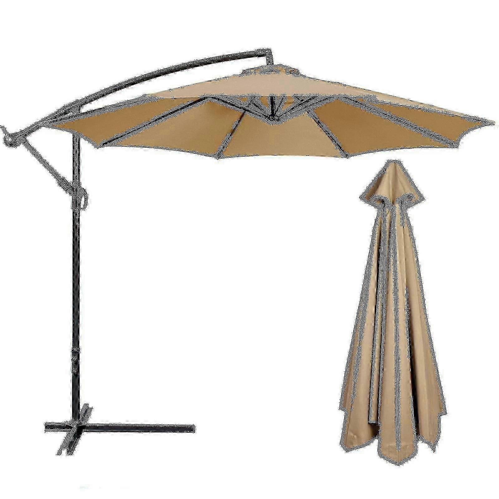 Oversized round patio umbrella for outdoor spaces in 3-meter size