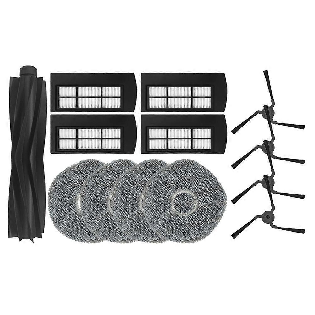 For X9 Pro Main Roller Side Brush Hepa Filter Mop Cloth Pad