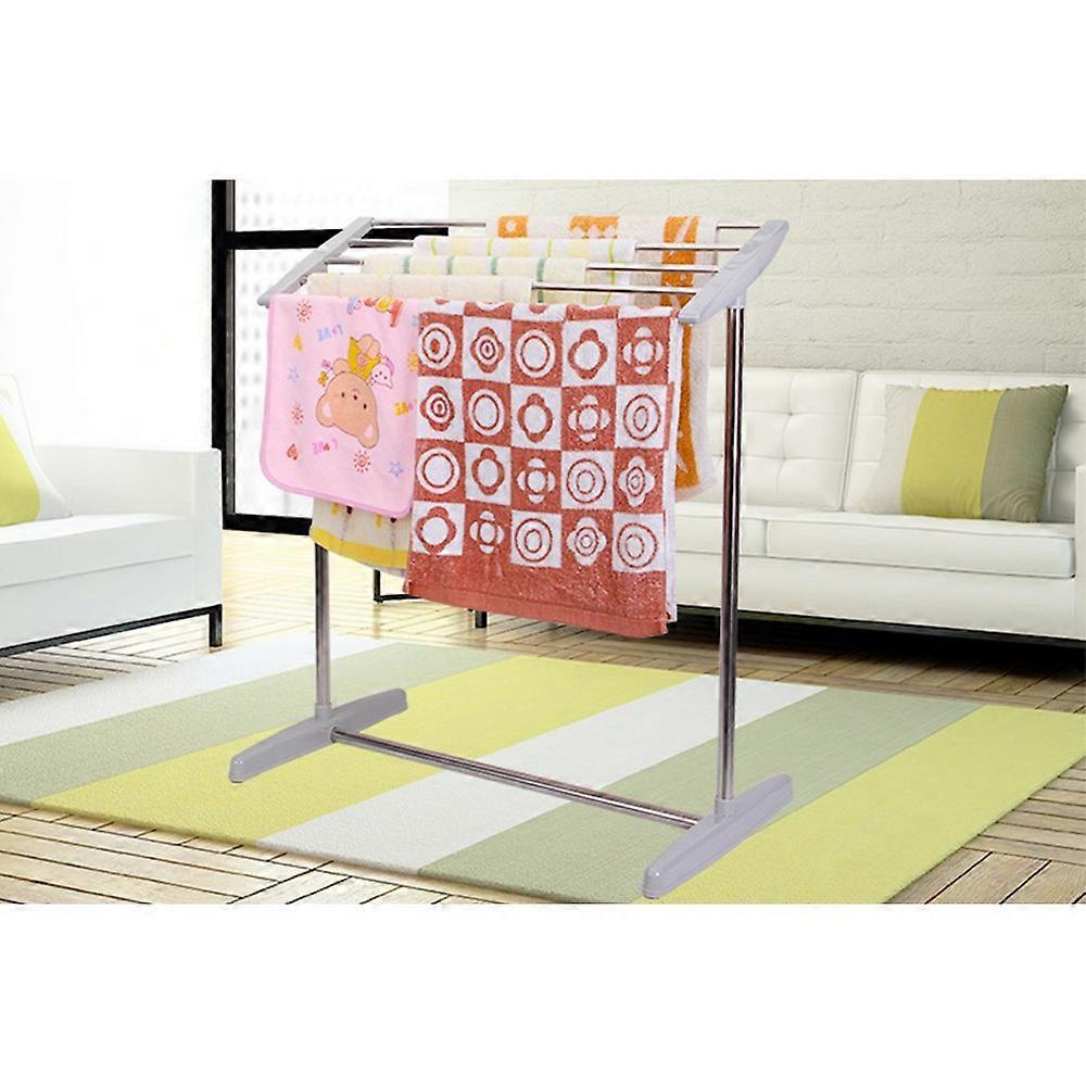 Foldable Stainless Steel Clothes Drying Rack Movable
