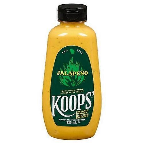 Koops Jalapeno Mustard Koops, 325 Ml (Case Of 12)