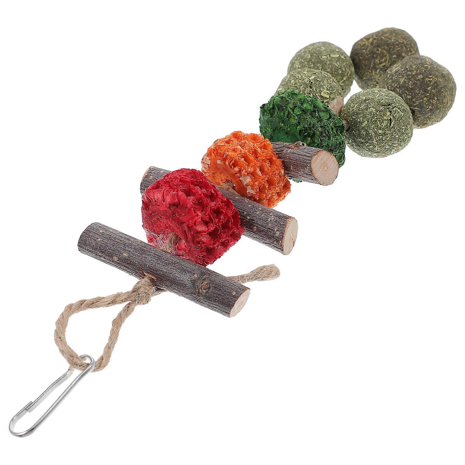 Rabbit Chew Snack Wood Teeth Grinding Chewing Snack 5Pcs Set