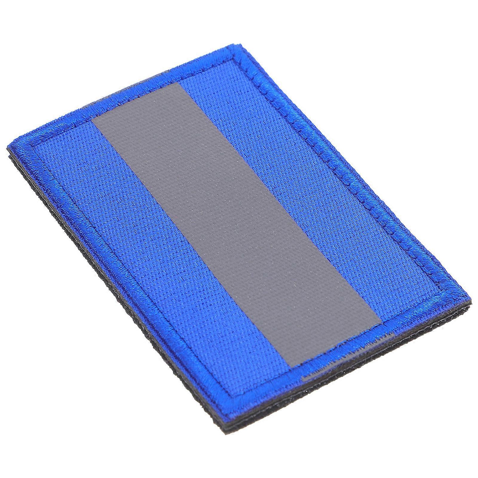 Reflective Safety Patch for Decoration Nylon Cloth Self-Adhesive Armband Patch Blue