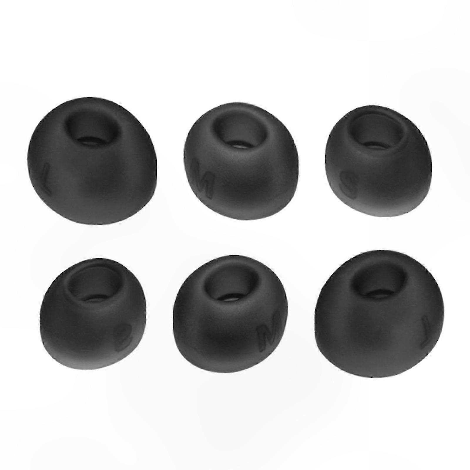 Silicone Eartips for Earbuds - 3 Sizes for Enhanced Sound Isolation, Compatible with Multiple Models