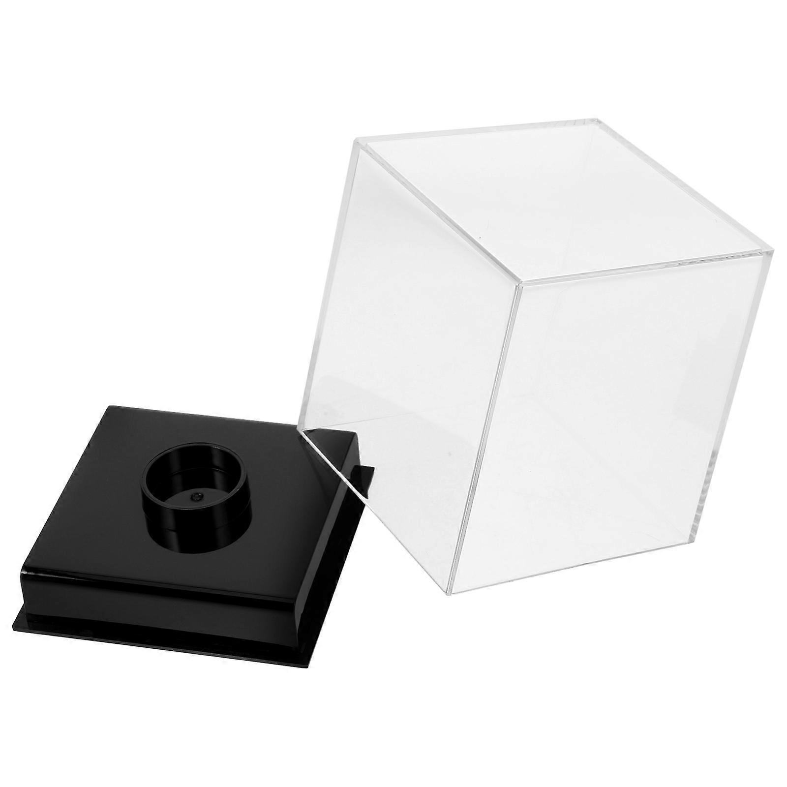 Baseball Holder Display Case Acrylic for Storage 5Pcs Clear Transparent Box