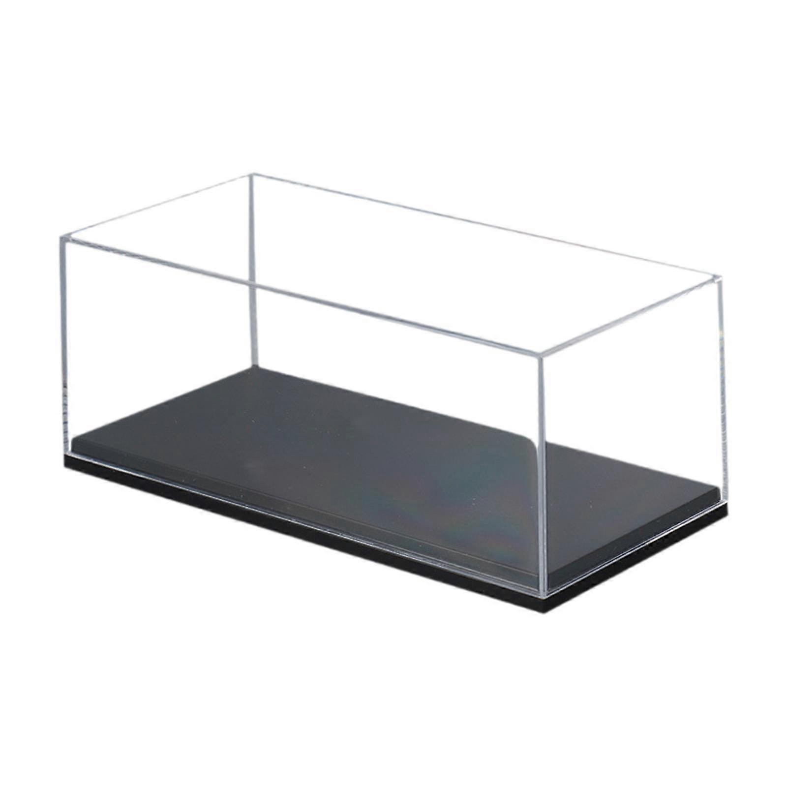 Clear Acrylic Display Case for 1/87 Model Car Toy Display Organizer for