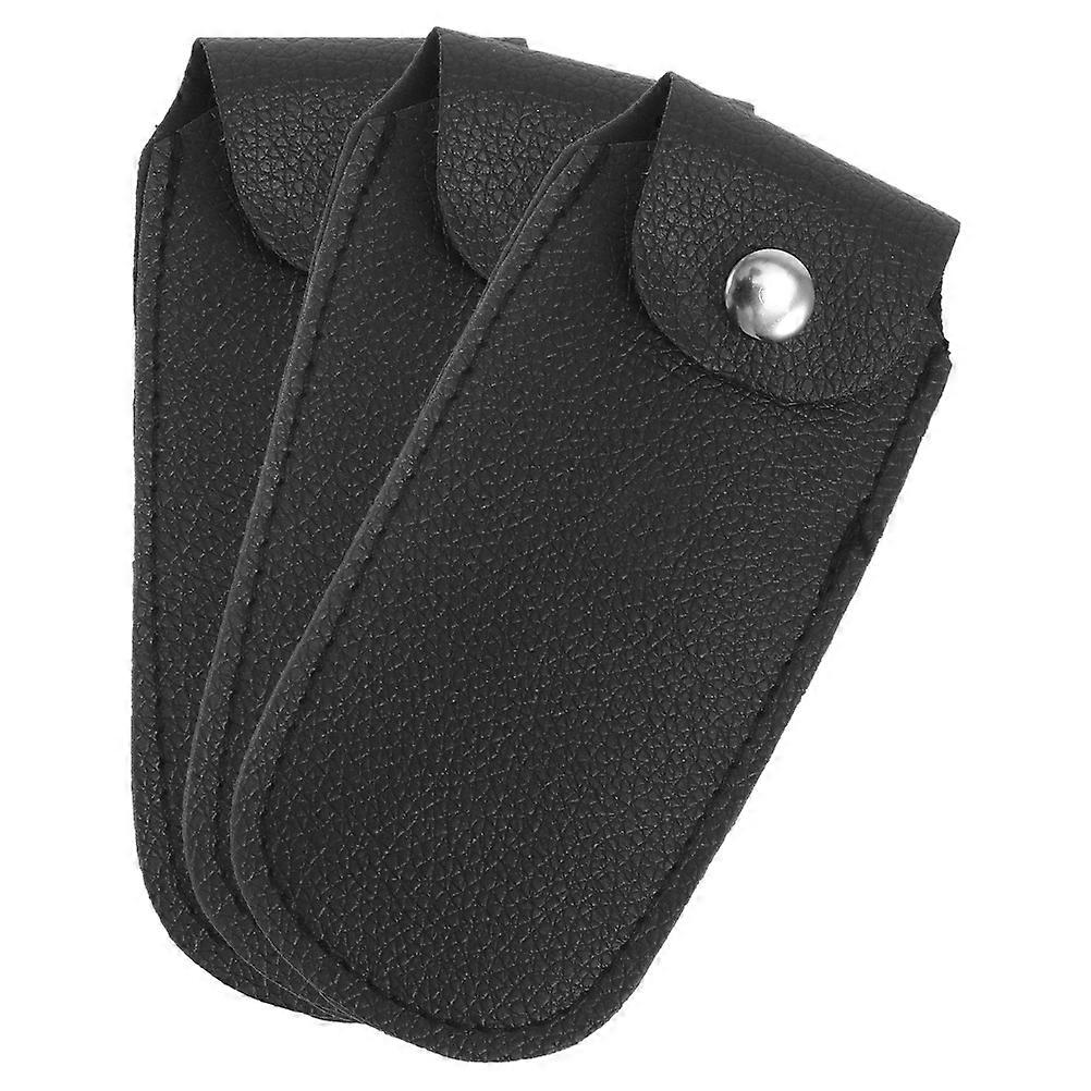 Harmonica Bag Faux Protective Case for 3Pcs 10-Hole Harmonica Storage