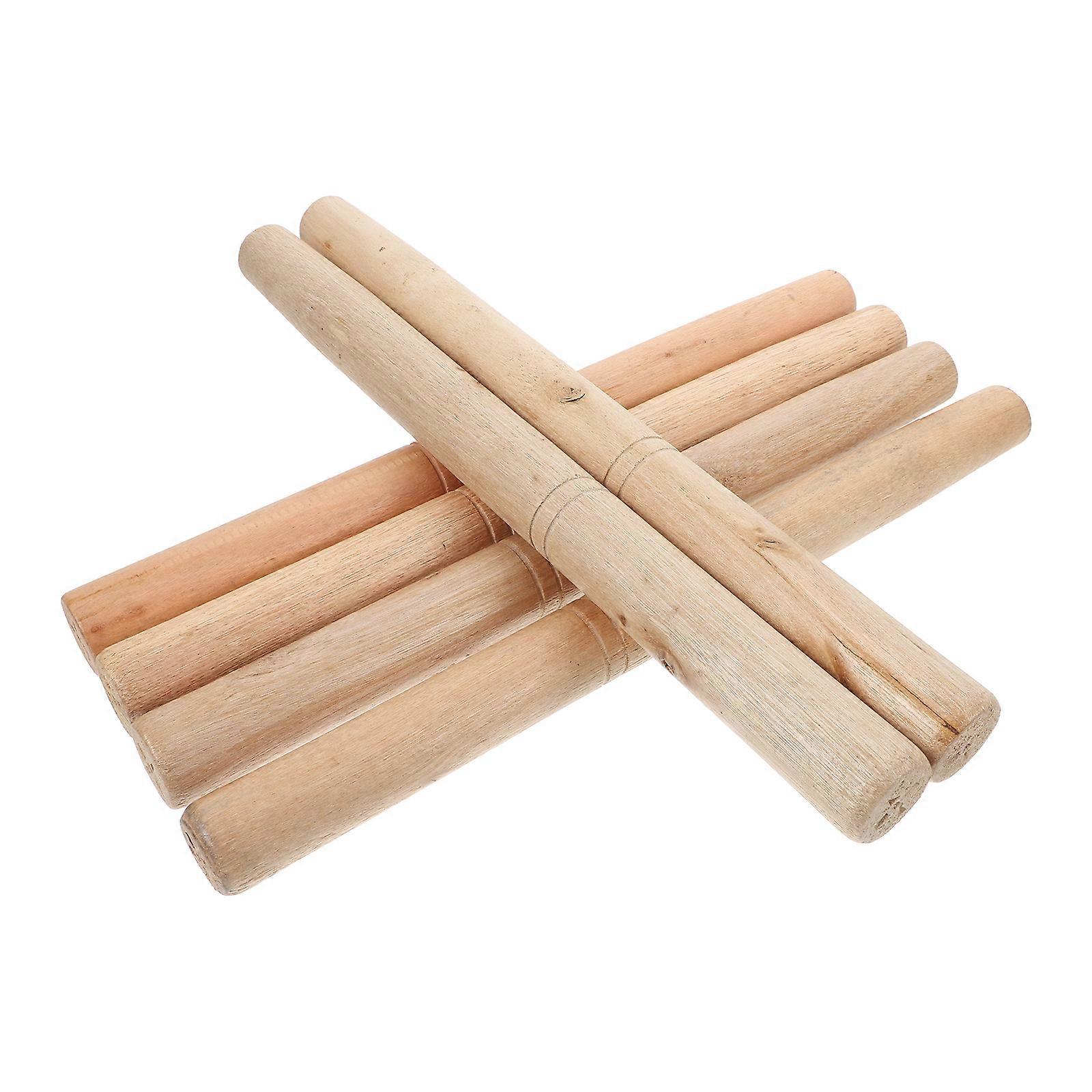 Agricultural Tool Handle Wood Handle Replacement 6Pcs for Hammer Use