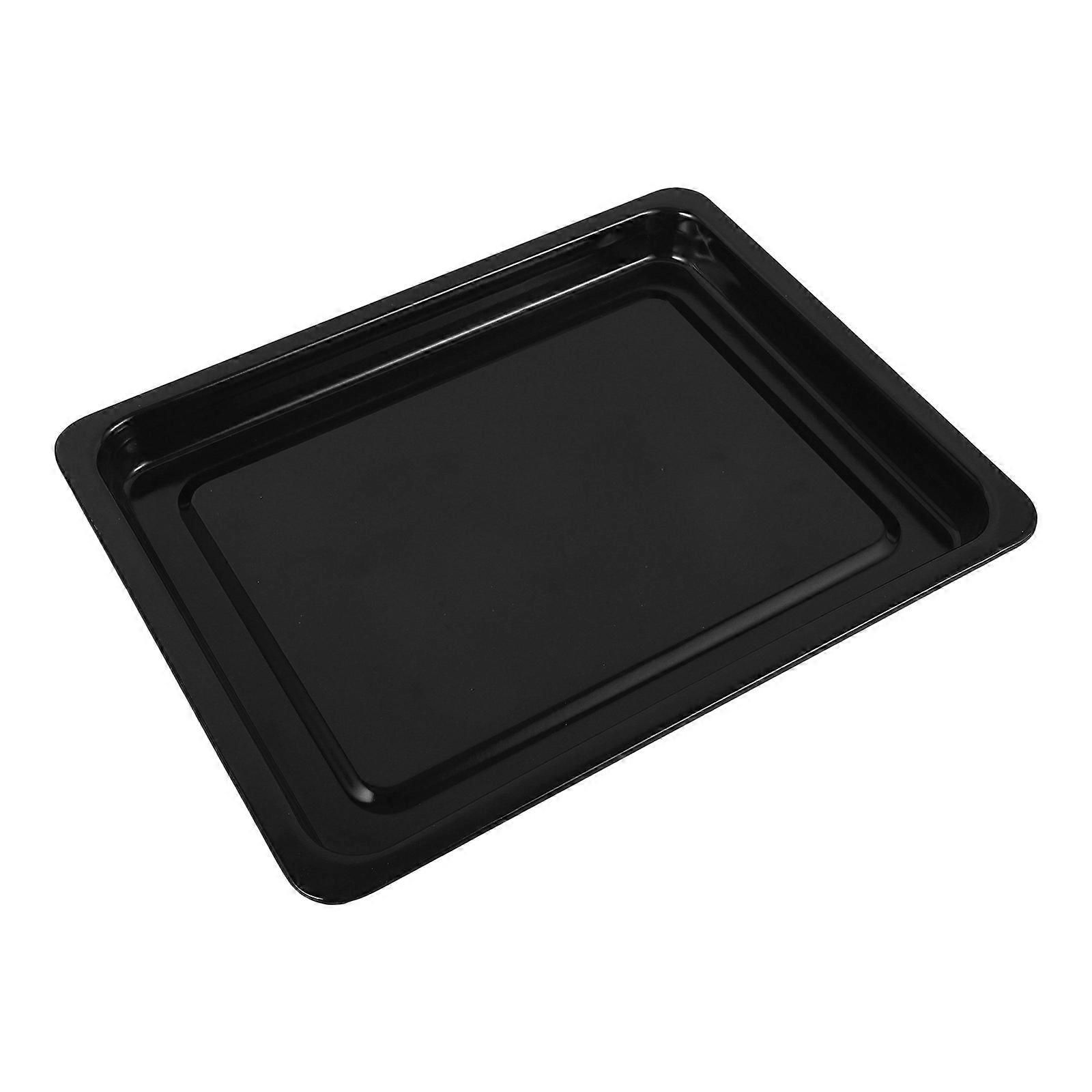 Black Enamelware Roasting Pan for Home Use Oven Baking 1 Piece
