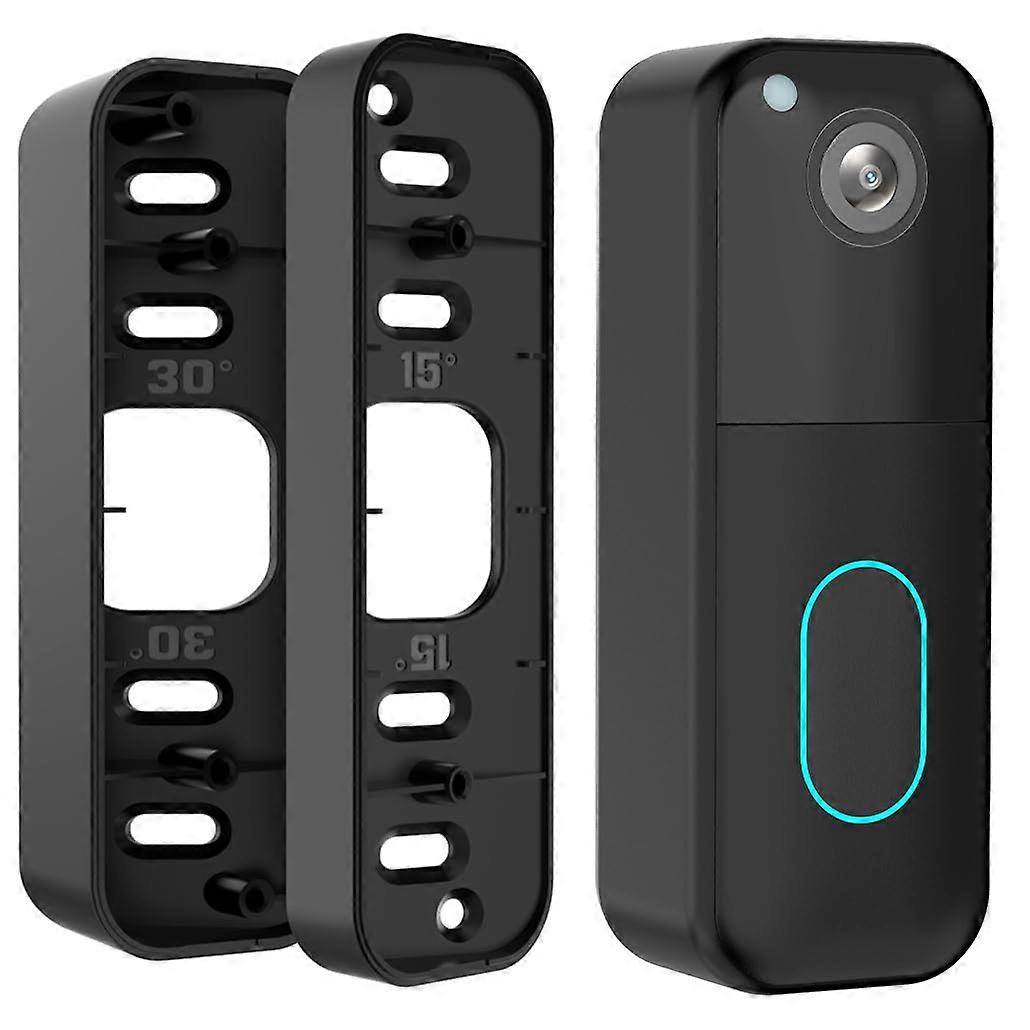 Corner Mount Adjustable 1545° NoDrill Weatherproof Wide Angle for Blink Doorbell 1st and 2nd Gen