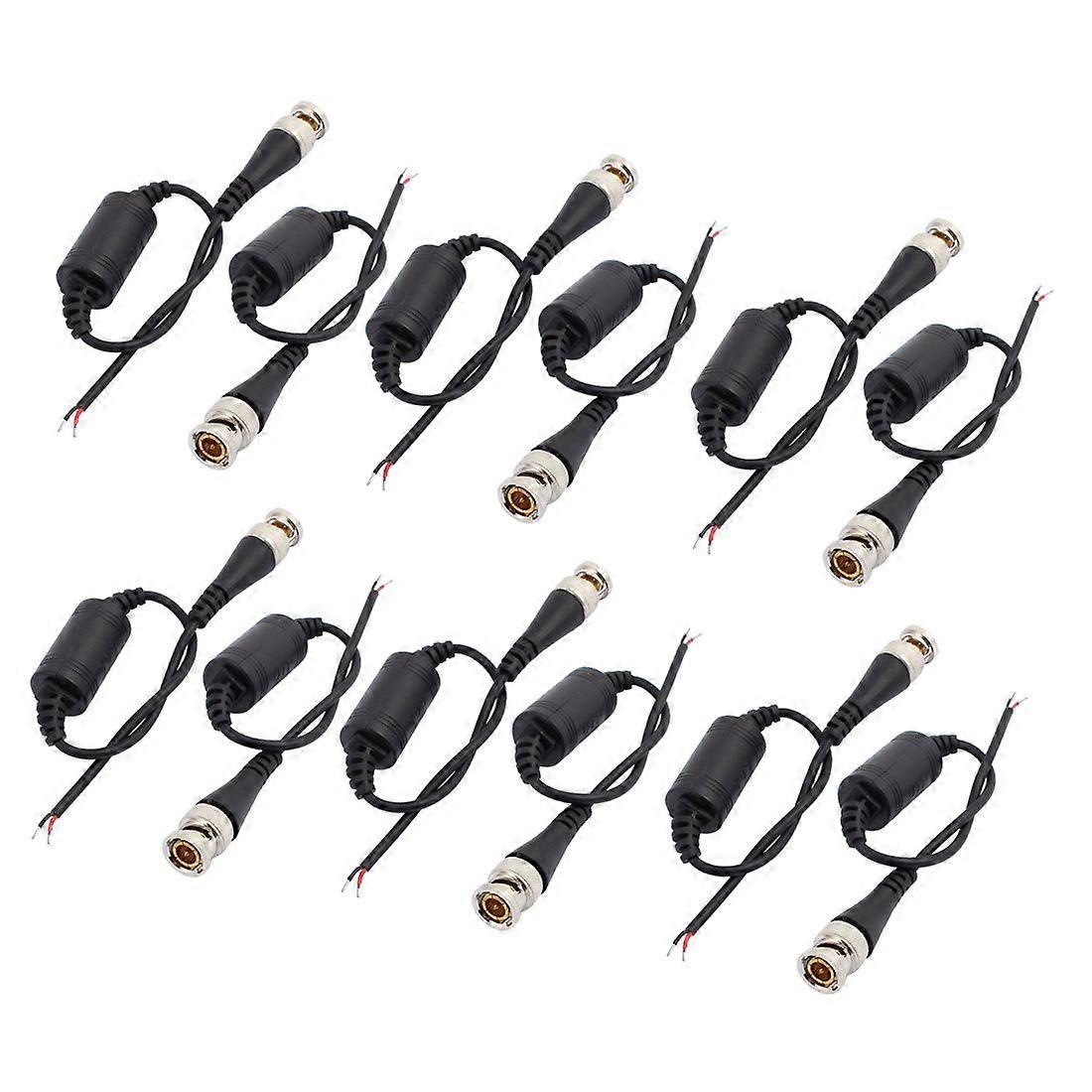 6 Pairs NVL602B Passive Video Balun for CAT5 Cable CCTV Camera Transceiver LongDistance Transmission