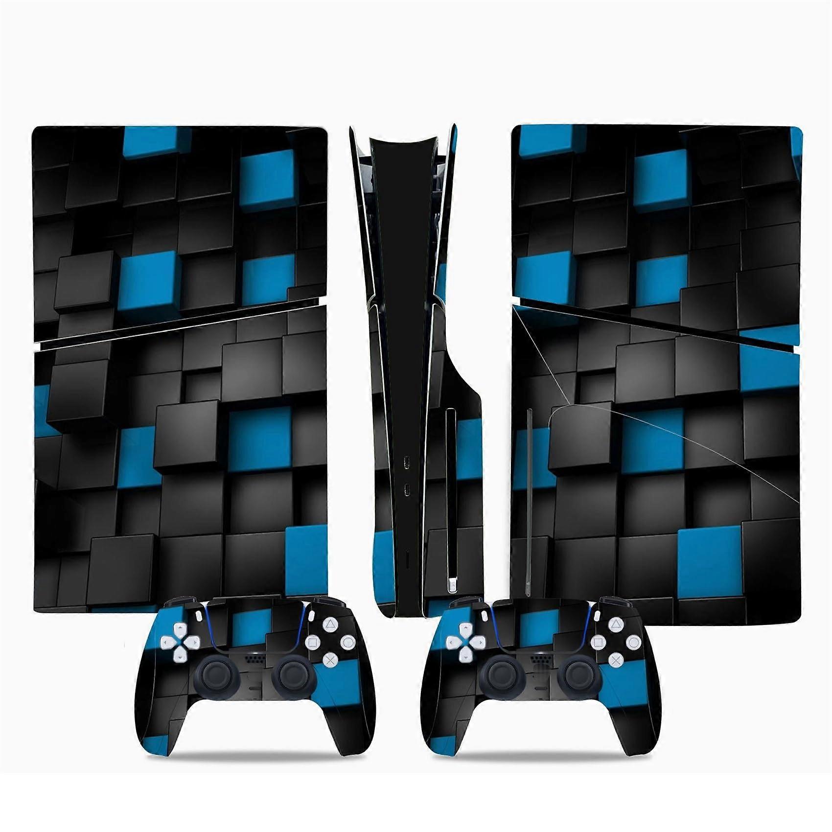 PS5 Slim Skin Disc  Digital Edition Vinyl Cover For Console And Controller, Bubble , Scratch Resistant, 29542 Disc