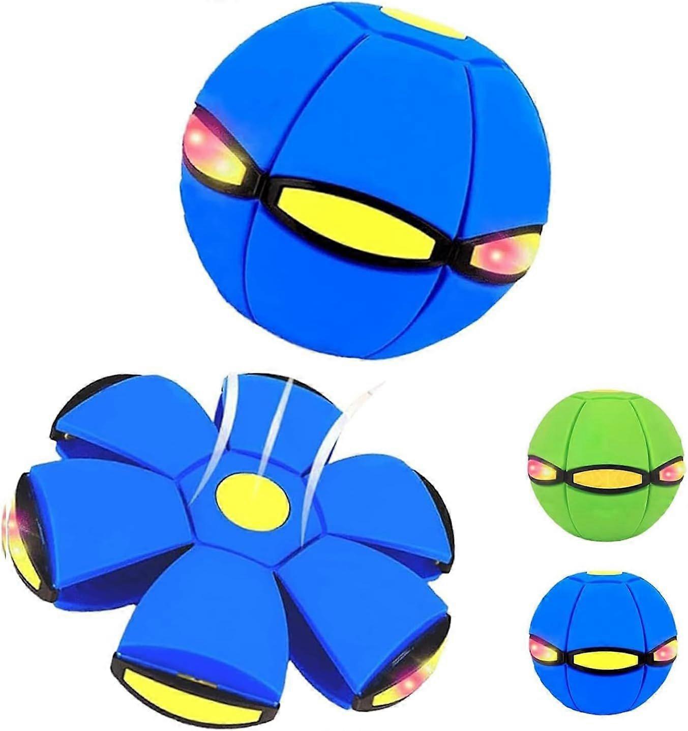 Fantastic Magic Ball, Magic Meta Ball, Magics Bouncing Balls, Dual Form Freely Switchable, The MagicBall with 6 Light (Blue)