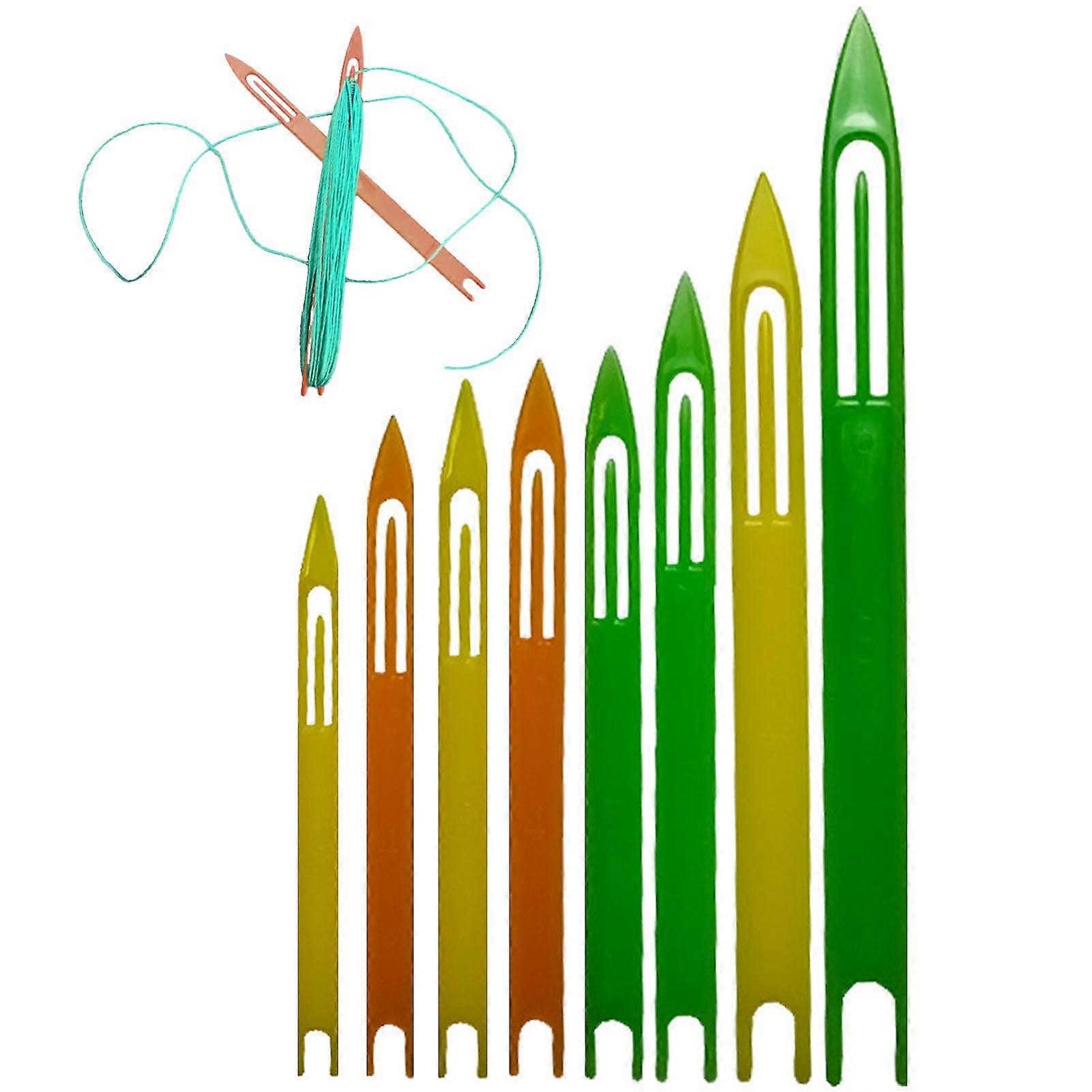 Navettes de r��paration de filet de p��che, 8 pi��ces, tissage de filet de couleur al��atoire, accessoires mat��riels durables adapt��s aux amateu