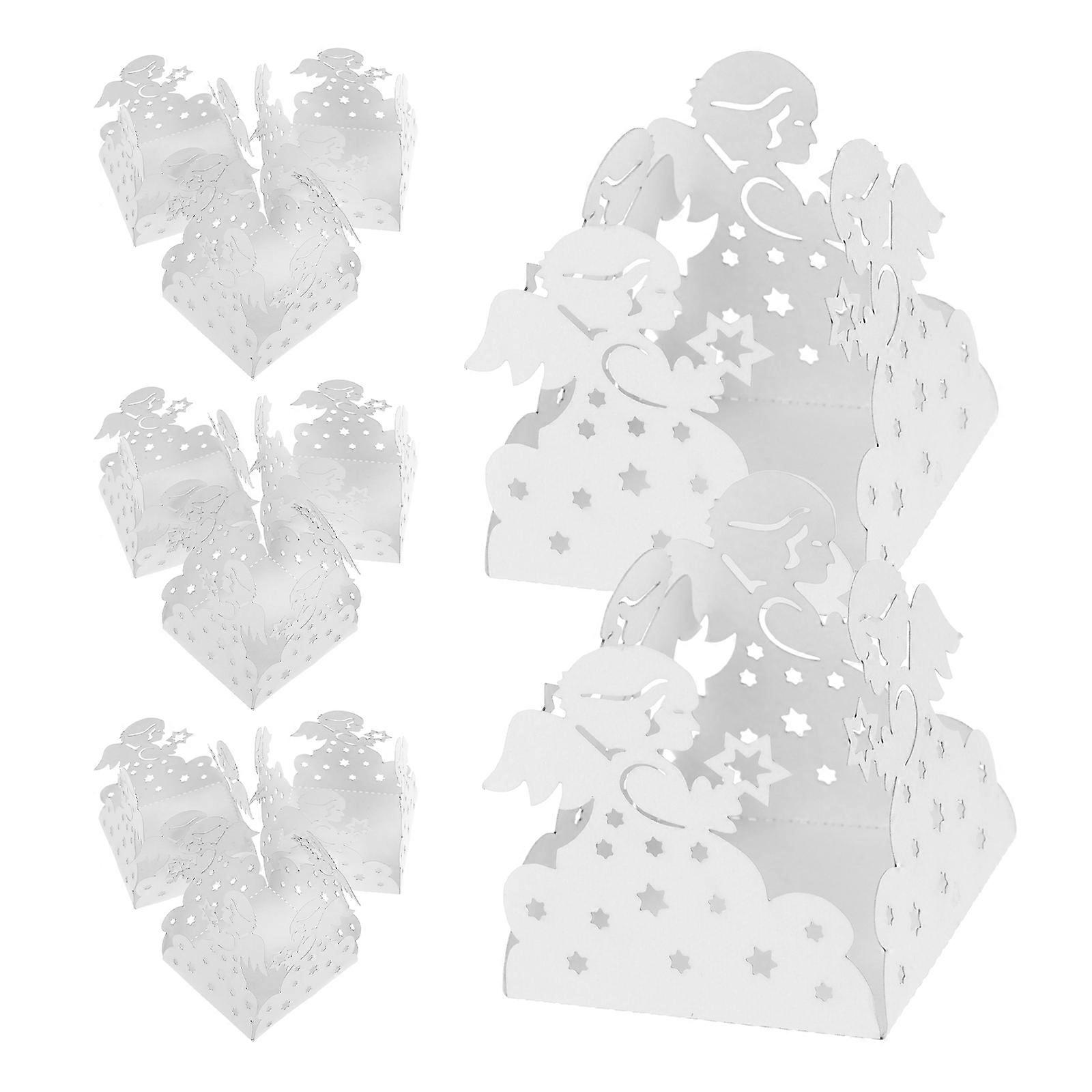 Chocolate Wrappers Angel Pattern Paper Cups for 50Pcs Candy Packaging