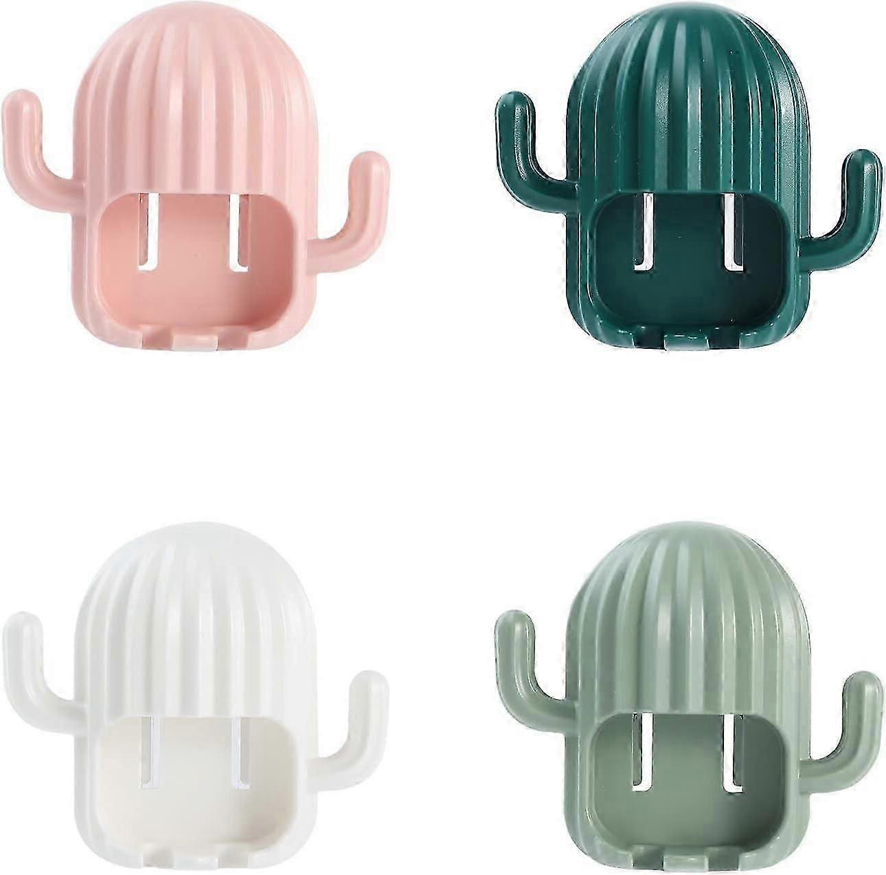 4 PcsToothbrush Holder,Toothbrush Holder Wall Mounted,Self Adhesive Toothbrush Holder,Toothbrush Storage,Toothbrush Head Holder Fast