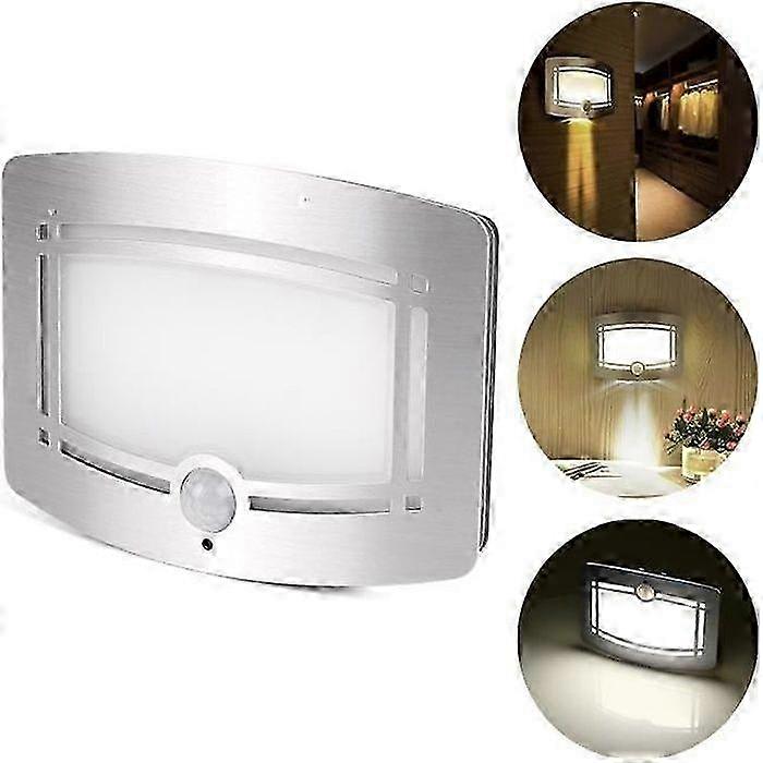 Wireless LED wall light with motion sensor - ONEVER - White - Indoor - LED 25-26s