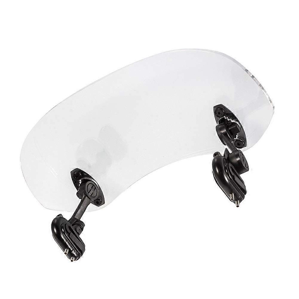 Motorcycle Windscreen Extension Spoiler Clear Adjustable Aerofoil Universal Fit for Enhanced Wind Deflection