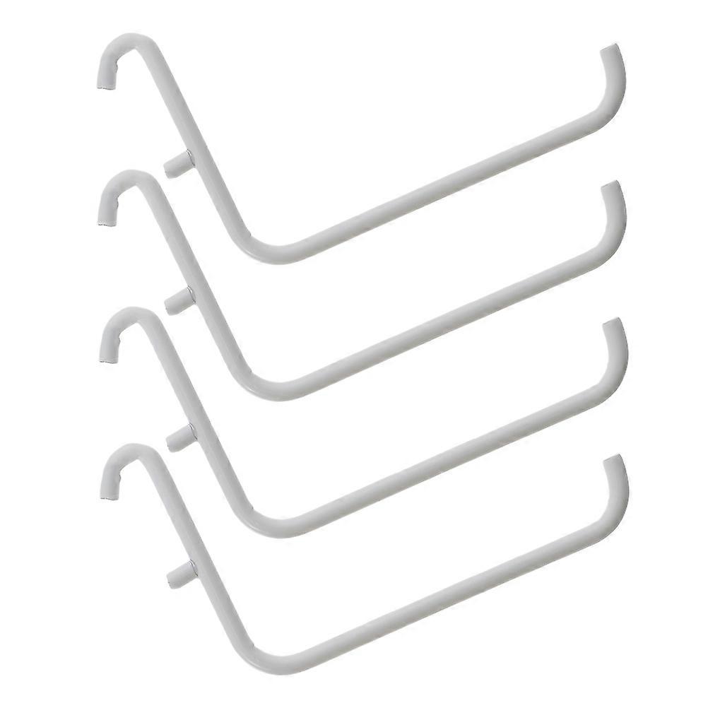 4Pcs Metal Pegboard Hooks for Home Storage Durable Bracket Hooks