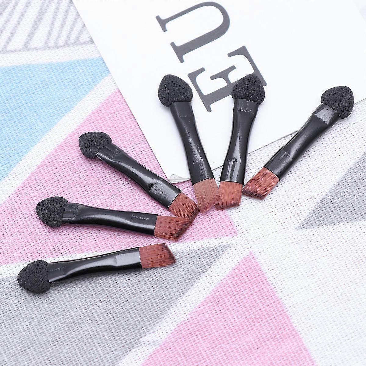 Make Eye Shadow Brush Double Sided for 20Pcs Portable Eye Shadow Applicator