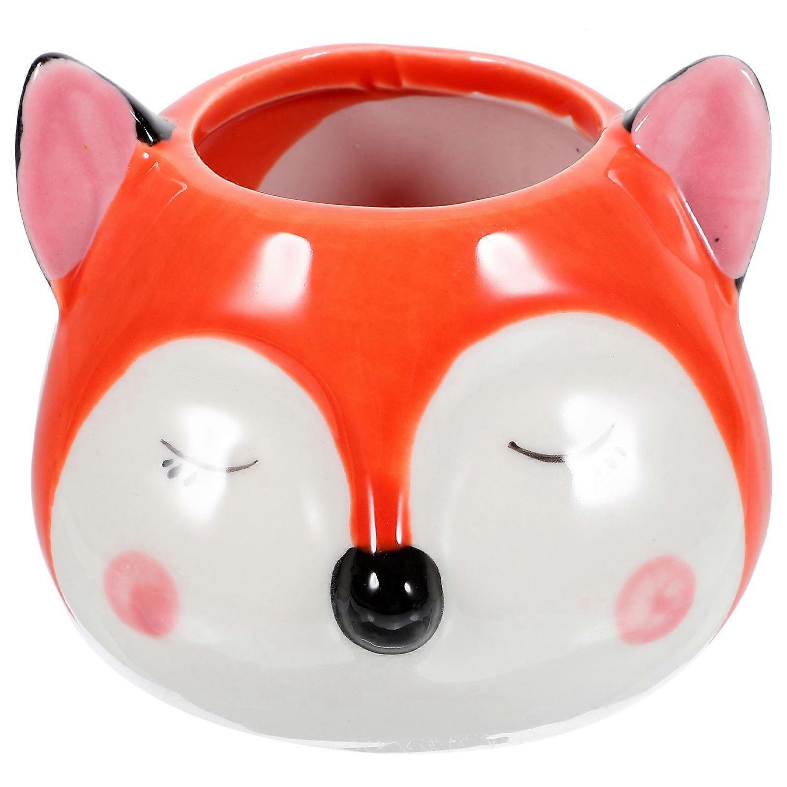 -Shaped Succulent Pot for Plant 1Pcs Ceramic Material