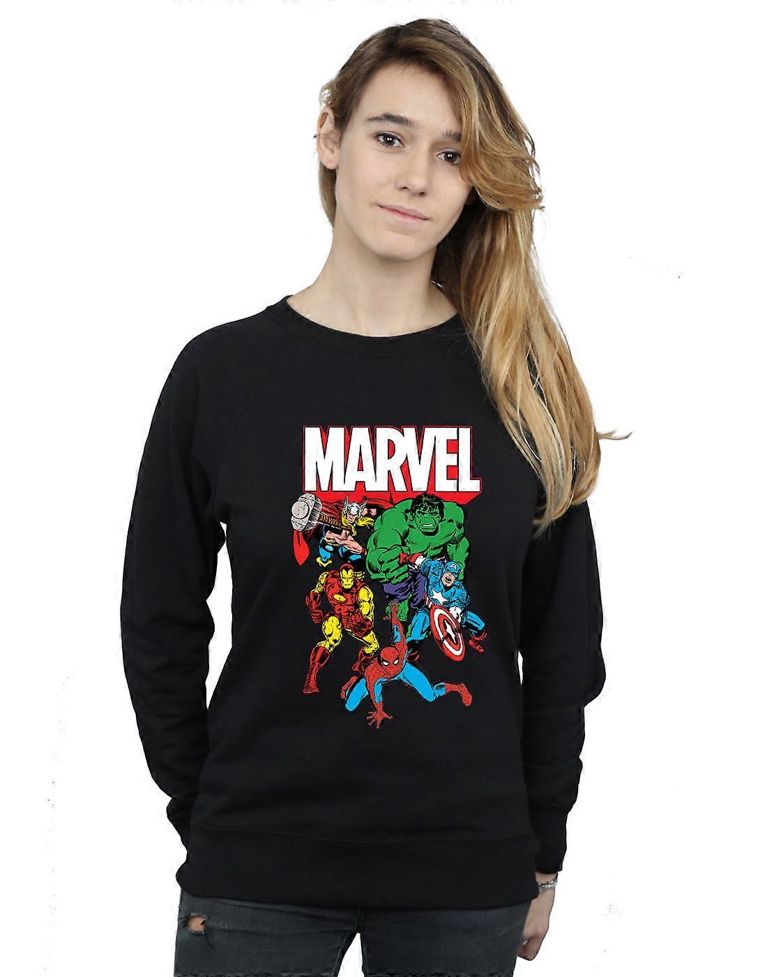 Marvel Women's Hero Group Sweatshirt