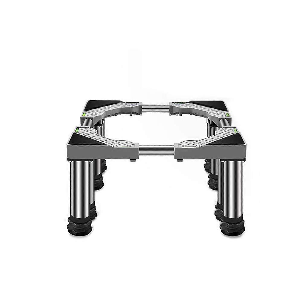 Washing Machine Base Stand Adjustable Height & Width AntiVibration 8 Legs Fits 4565cm 400kg