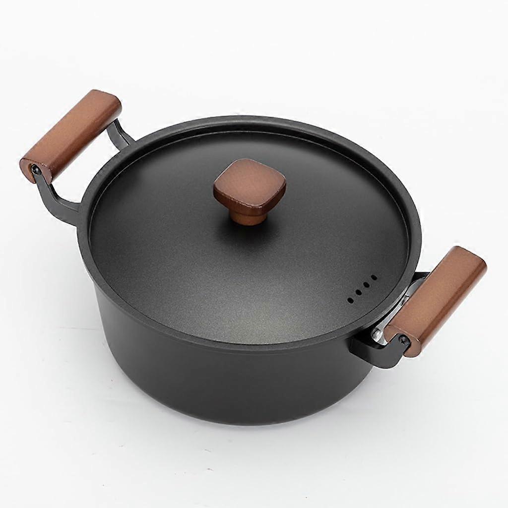 Nonstick Stock Pot 24cm with Lid, Scratch Resistant Surface, Fast Heat Conduction Handle