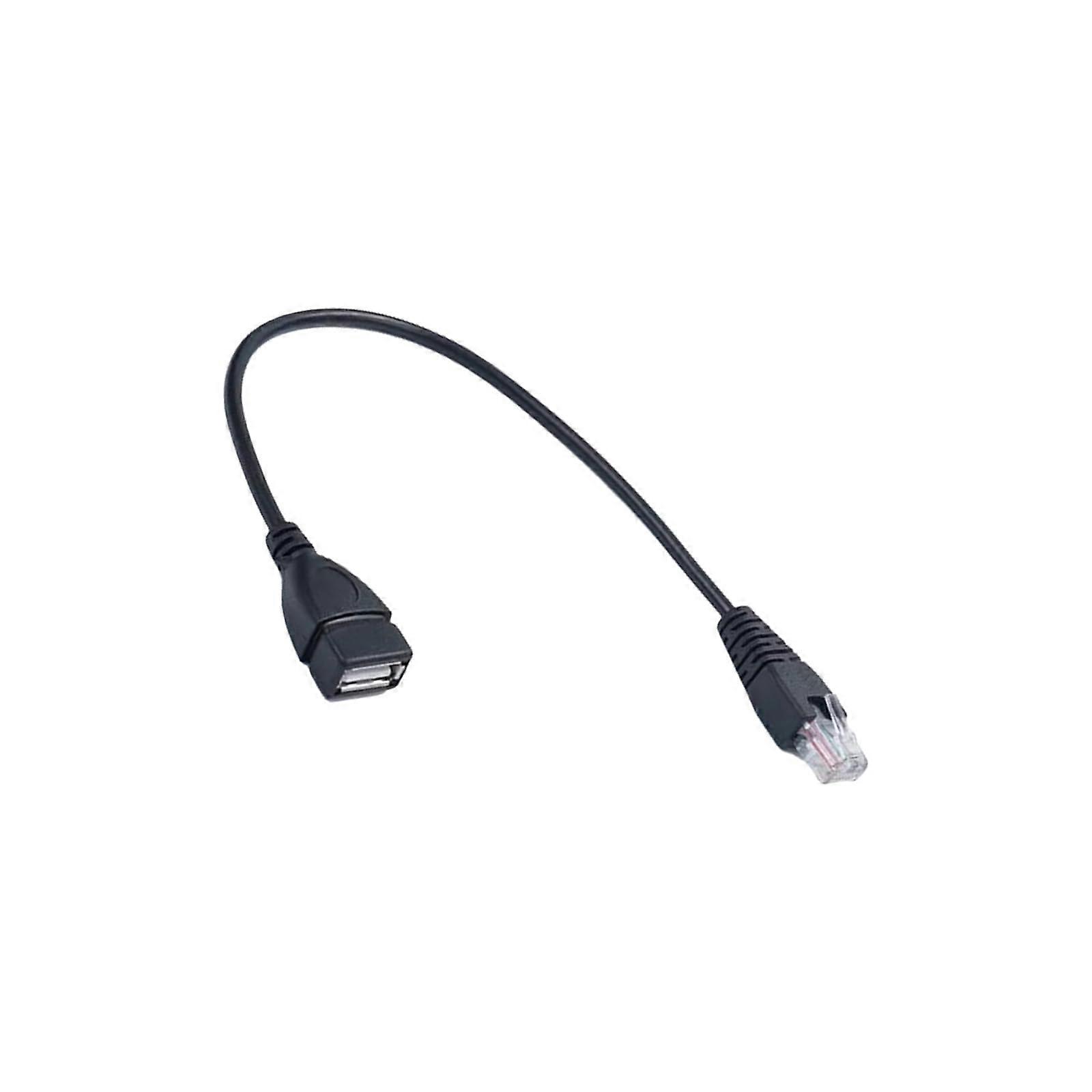 USB to Ethernet Adapter 30cm Shielded Cable for Windows and Linux Lag Network Connection