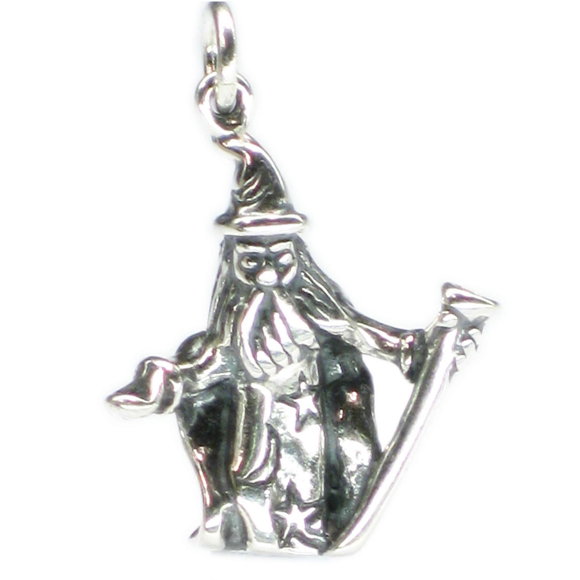 Wizard sterling silver charm .925 x 1 Wizards charms